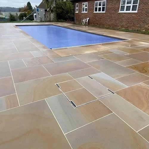 Porcelain & Indian Sandstone